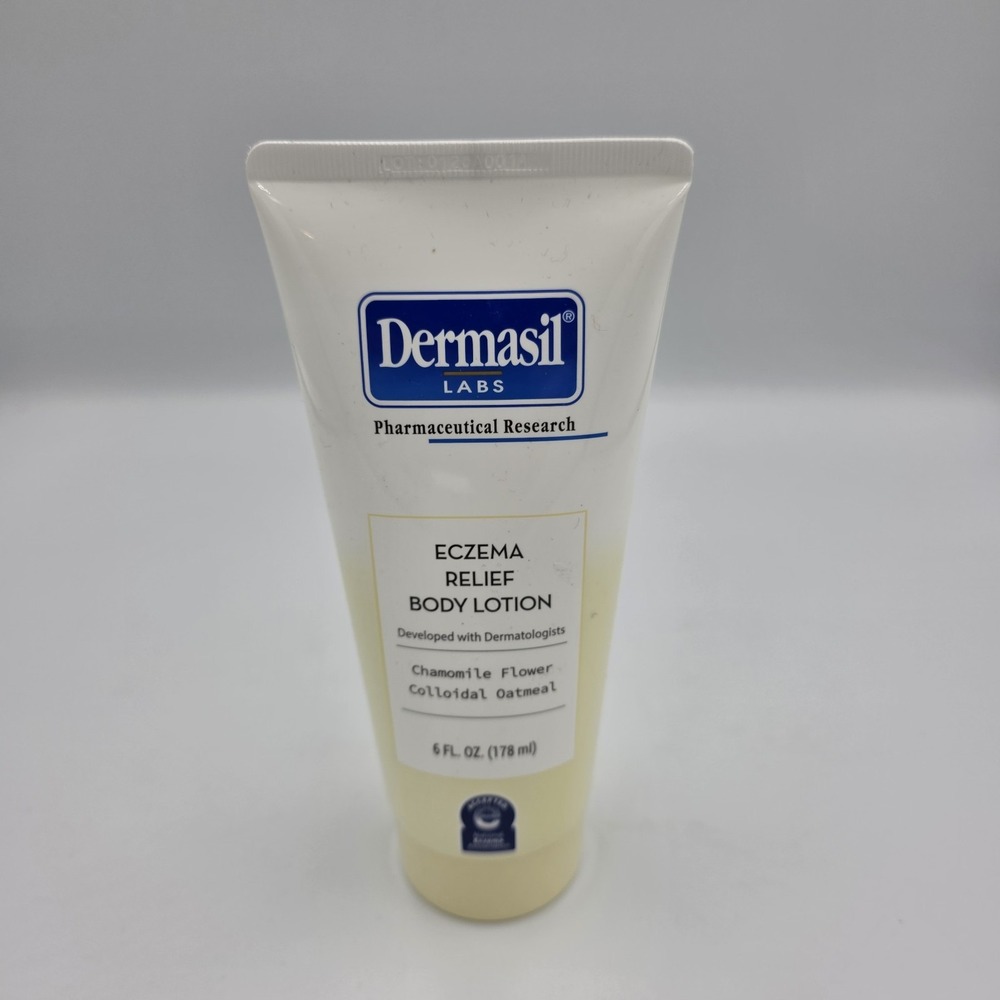 Dermasil Labs Eczema‎ Relief Moisturizing Lotion 6oz Chamomille Flower Oatmeal